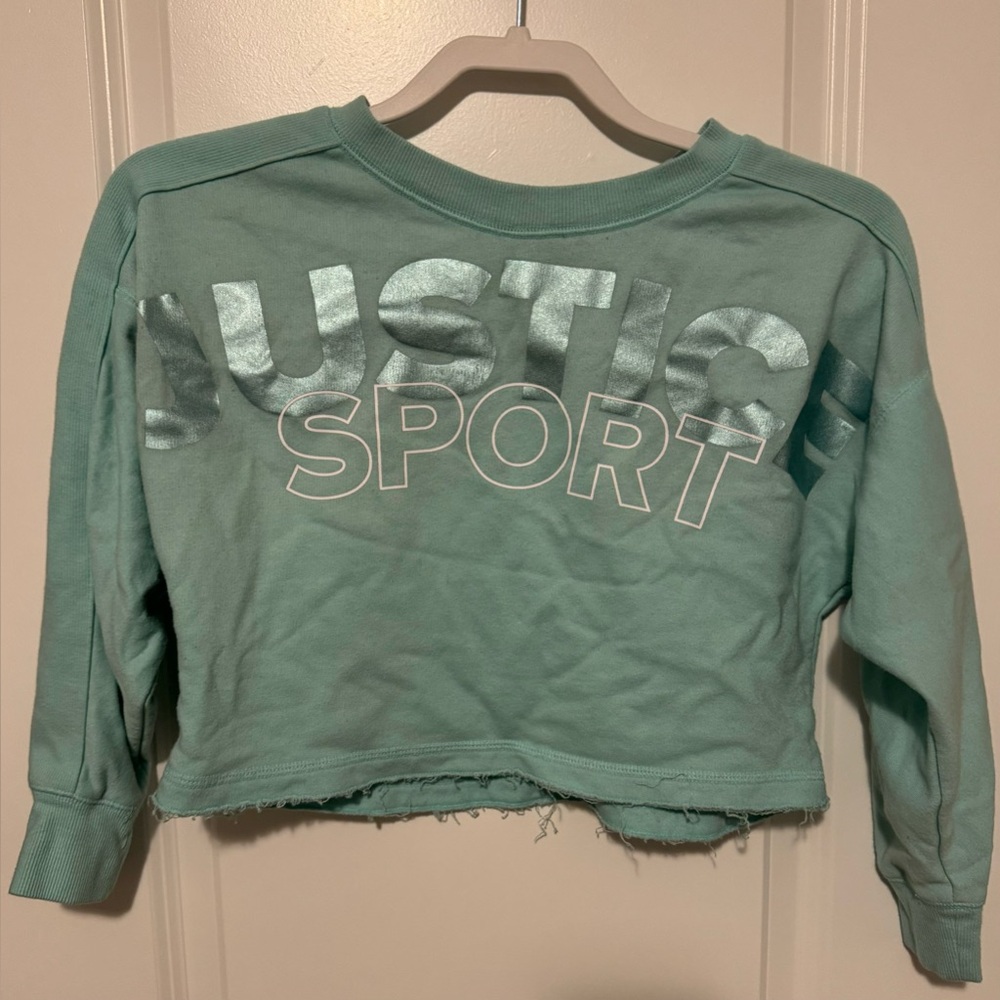 Justice Cropped Sweatshirt